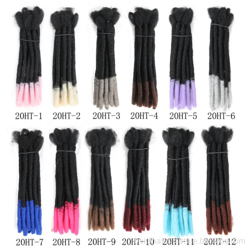 Short Dreadlock Crochet Locs Synthetic Dread Locks Braiding Hair Extensions